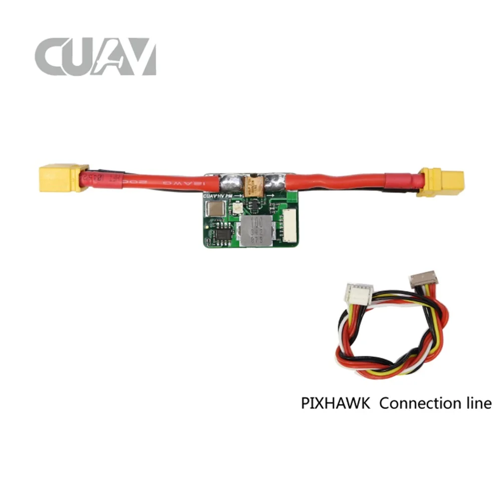 

CUAV HV_PM Pixhack Pixhawk Power Module High Voltage 60V PIX Flight Control Ammeter BEC 5A XT60 Plug for FPV RC Drone