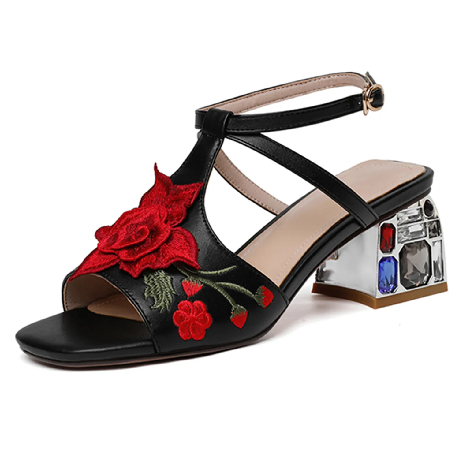 

Босоножки женские из лакированной кожи, размеры 34-43