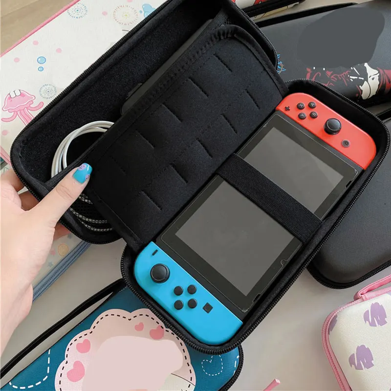 Сумка для хранения мультяшных аниме игровой приставки Nintendo Switch Oled чехлы