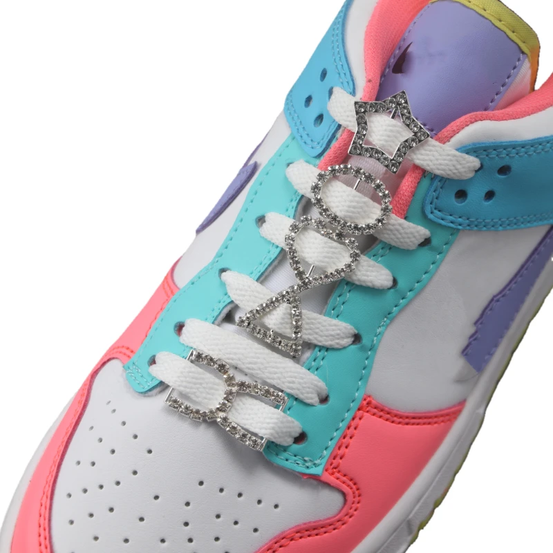 9 видов треугольная любовная алмазная пряжка для обуви кружевная аксессуары