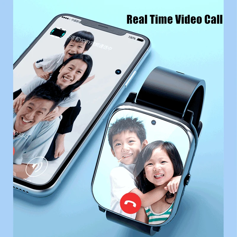 Детские Смарт-часы с GPS-трекером 4G 1 69 дюйма