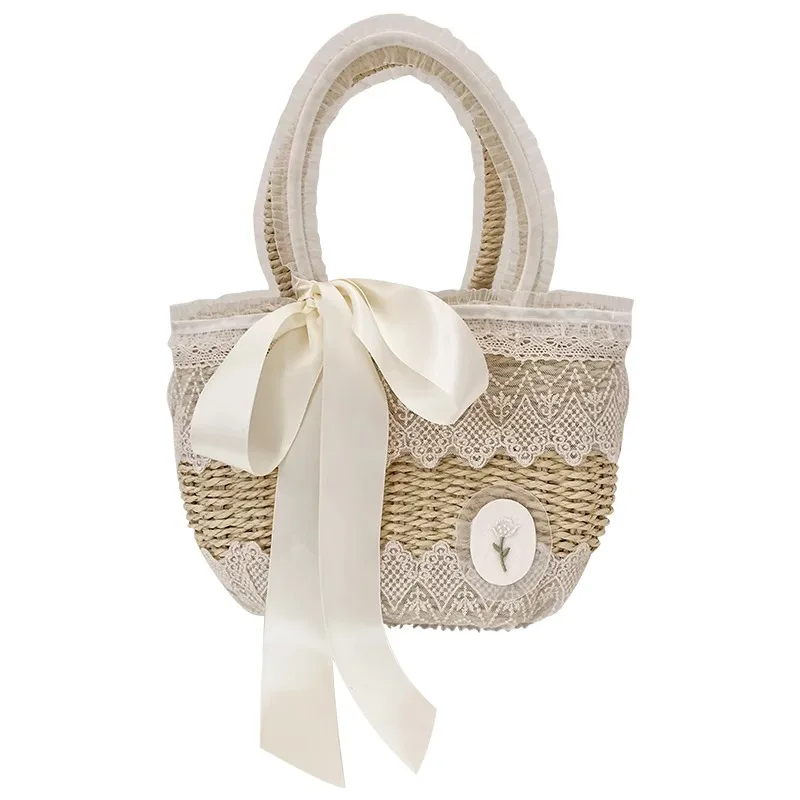 Сумка в стиле &quotЛолита&quot элегантная Милая плетеная для девочек-подростков