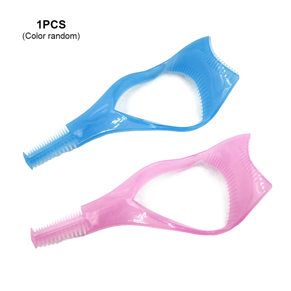 

1PC Eyelash Tool 3 in 1 Makeup Mascara Shield Guard Curler Applicator Comb Guide Card Makeup Tool Beauty Cosmetic Supplies