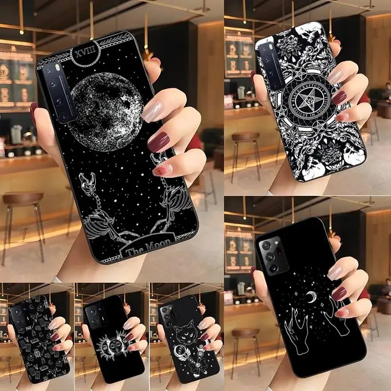 Witches Moon Tarot Witch Ouija Phone Case Fundas for Samsung A52 A50s A51 A72017 A72018 A62018 A50 A80 A13 A53 A73 Macia Shell