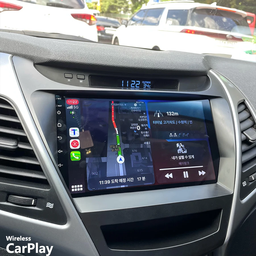 Автомагнитола Android 12 с GPS-навигацией и большим сенсорным экраном мультимедиа для