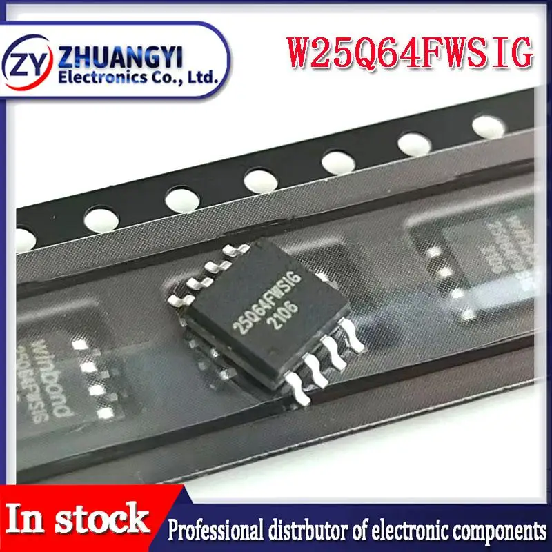 (10 шт.) w25q64fwкнопка W25Q64FWSIG 25q64fwcome 25Q64FWSIG 25Q64FWS1G W25Q64 25Q64 SOP8 новая Оригинальная фотография