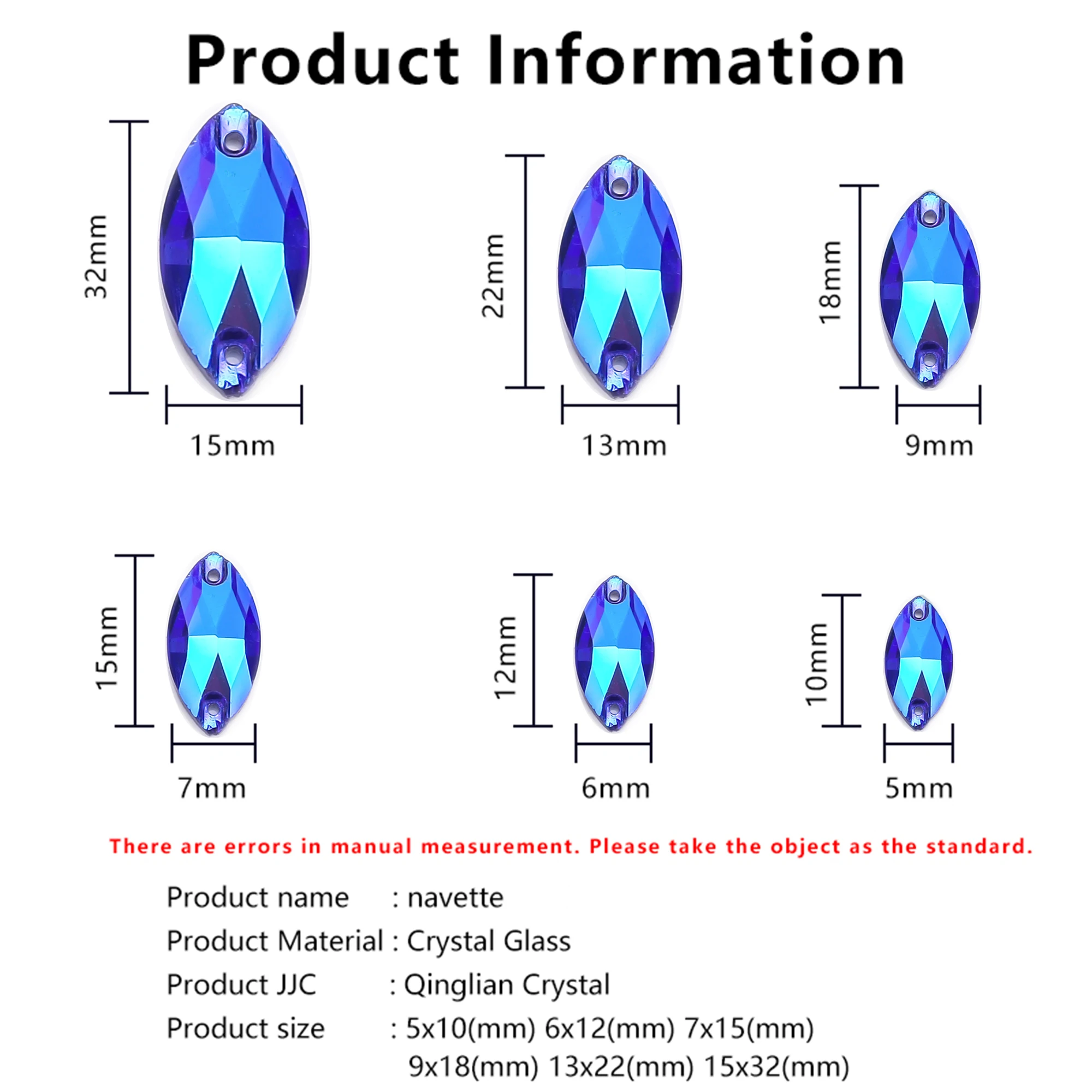 Неоновый флуоресцентный лошадиный глаз для шитья
