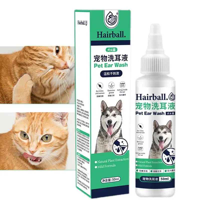

Pet Cat Ear Drops Dog Ear Inflammation Anti-dog Ear Mite Medicine Wash Ear Water