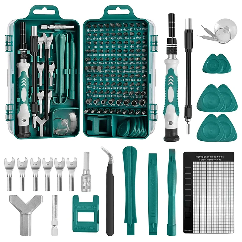 

Набор прецизионных отверток 135 в 1, Набор отверток, профессиональные маленькие отвертки, мини-Биты, отвертка