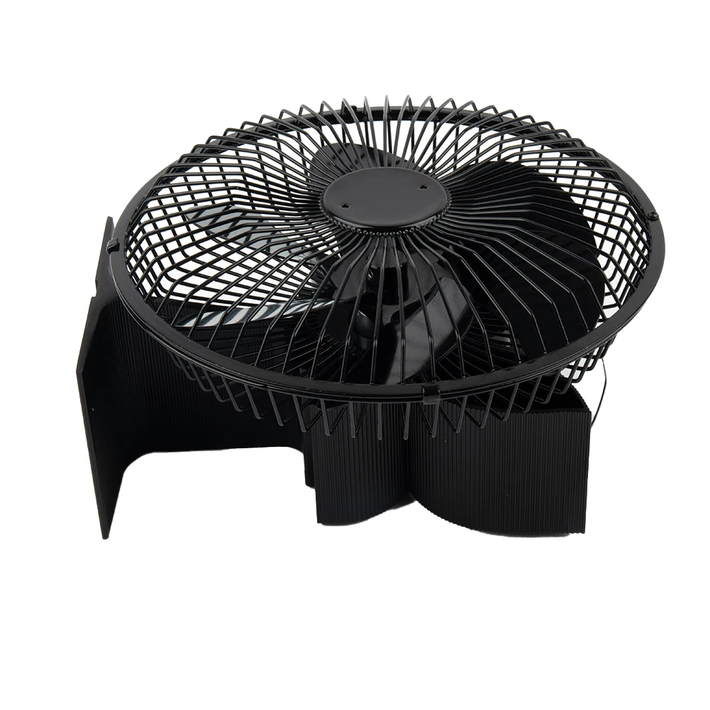 

Durable Fireplace Fan Fan 1PCS Aluminum Black Fireplace Fireplace Fan Thermoelectric Module With Protective Cover