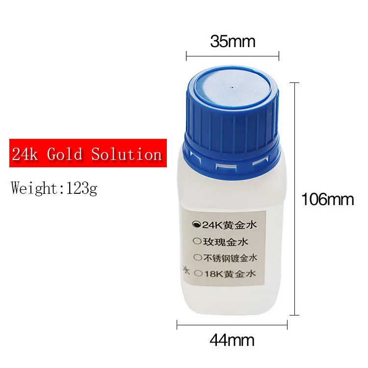 

24-каратный Золотой раствор предназначен для Гальванического Оборудования для ванной. (Жидкость) самый быстрый, самый долговечный, самый выгодный