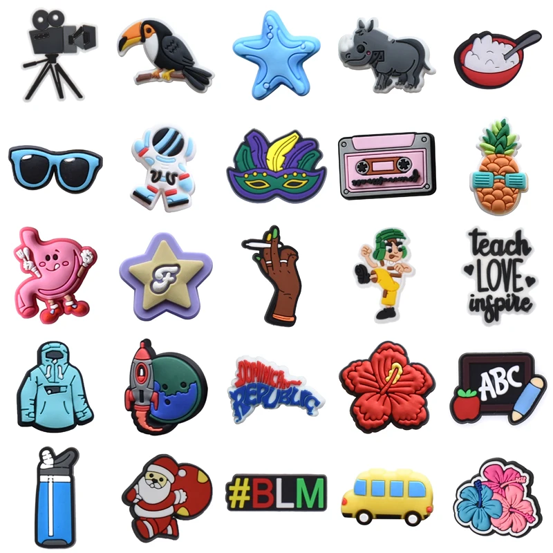 

Para Pins Boy Shoe Charms Girl Kids Shoes Accessories Men Wholesale Bulk Women Charm Packs Gifts Set Jeans Decorations for Crocs