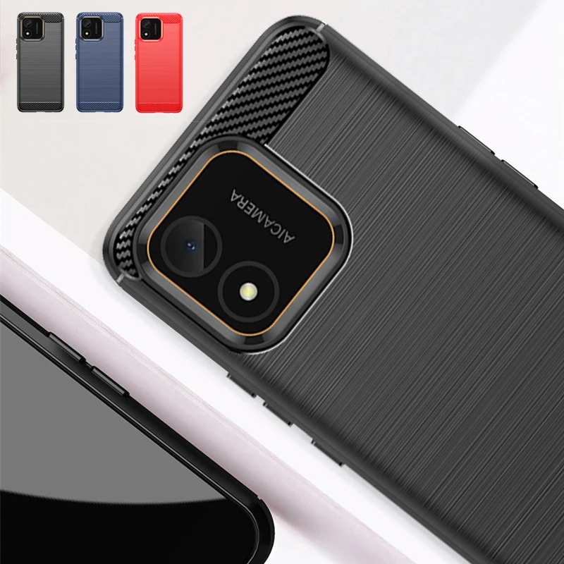 

For Cover Honor X5 Case For Huawei Honor X5 X 5 Capas New Phone Back Shockproof Bumper Soft TPU Carbon Fiber For Fundas Honor X5
