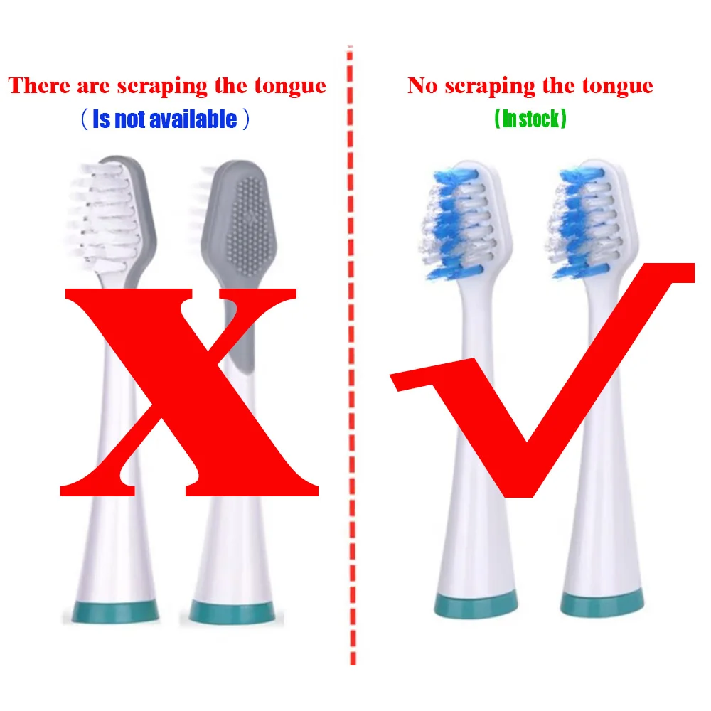 3 Pcs/Pack Triple Sonic Replacement Brush Heads Dupont Bristles Nozzles Tooth Brush Head For Waterpik Complete Care 9.0 and 5.0 enlarge