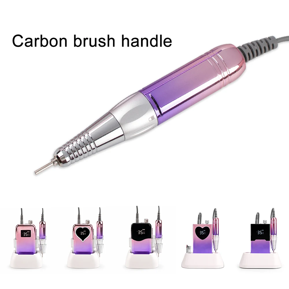 Угольная щетка 45 Вт аксессуары для сверл ногтей базовая ручка наконечник