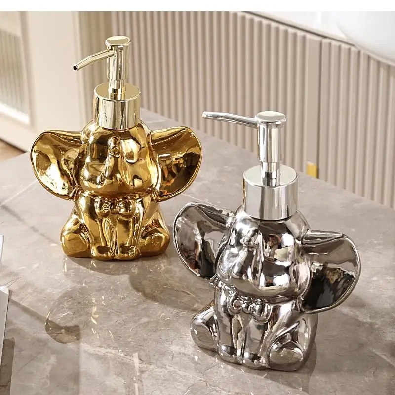 Диспенсер для шампуня в форме слона аксессуары ванной комнаты бутылка мыла