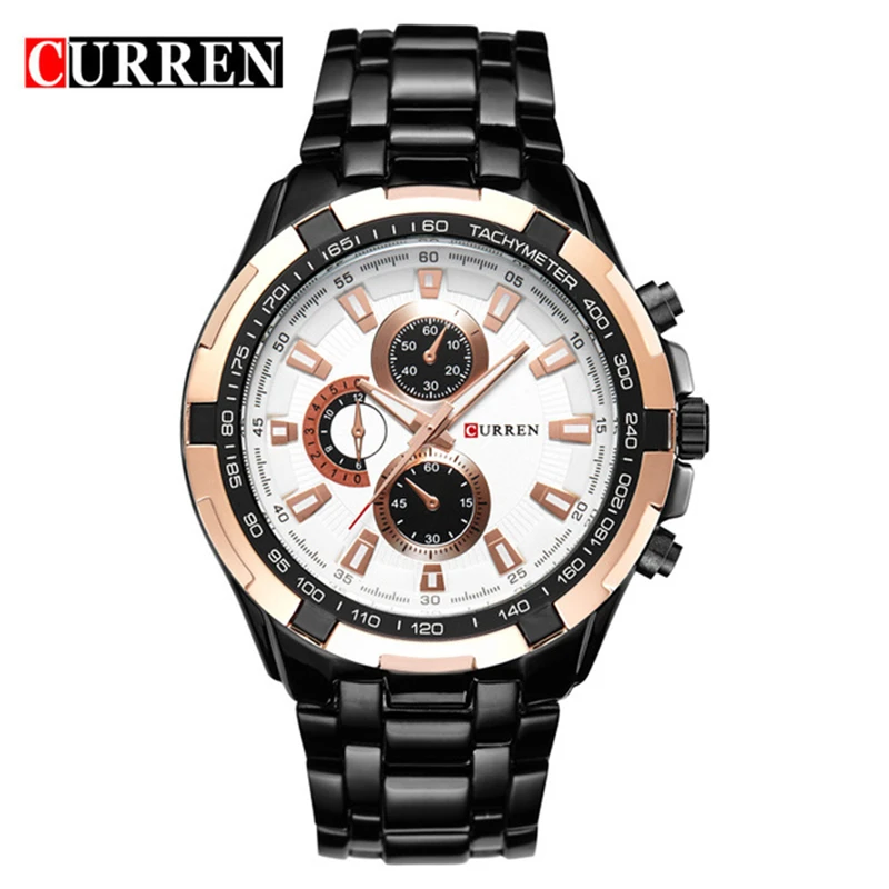 

CURREN Hot Sales Fashion Men Watch Luminous Hands Original Quartz Analog Watch Men's Business Luxury Wristwatch Male Clock Reloj