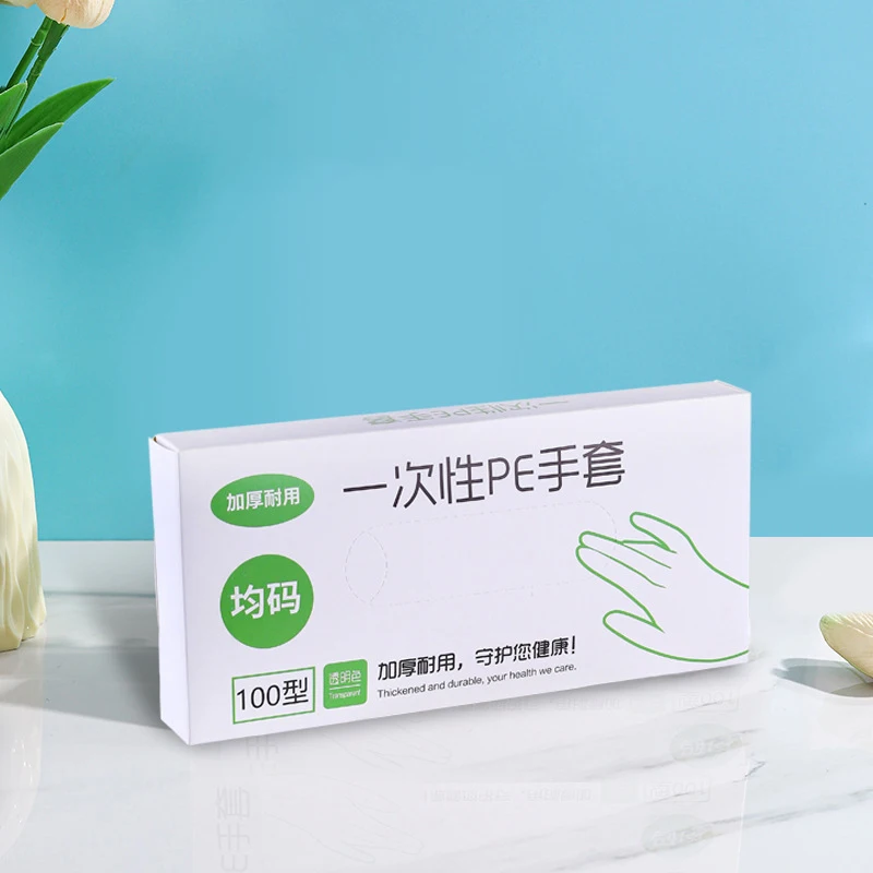 

Одноразовые перчатки из ТПЭ 100 шт