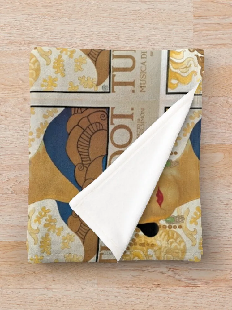 Плакат Старый оперы Puccini Turandot - винтажный оперный постер пледы пляжное волосатое