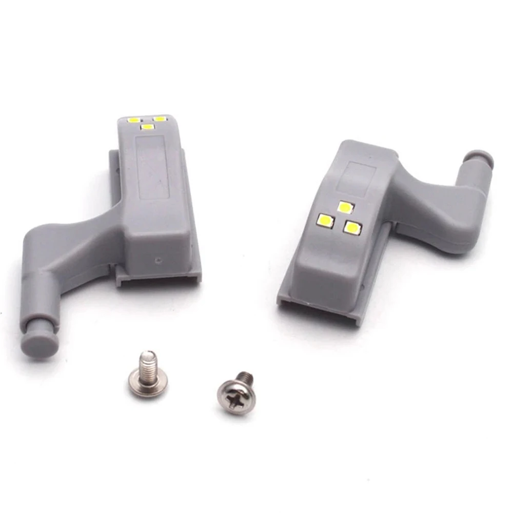 Cabinet LED Hinge Lamp Automatically Open 3 PCS High Brightness Intelligent Sensor Light Festoon Kitchen Cupboard Wardrobe |