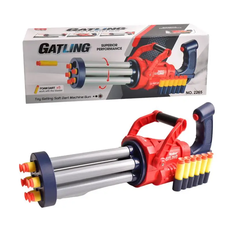 

Gatling Toy Guns For Kids Soft Bullet Guns With Foam Suction Darts And Accessories Soft Bullet Guns Great Party Favor Shooting