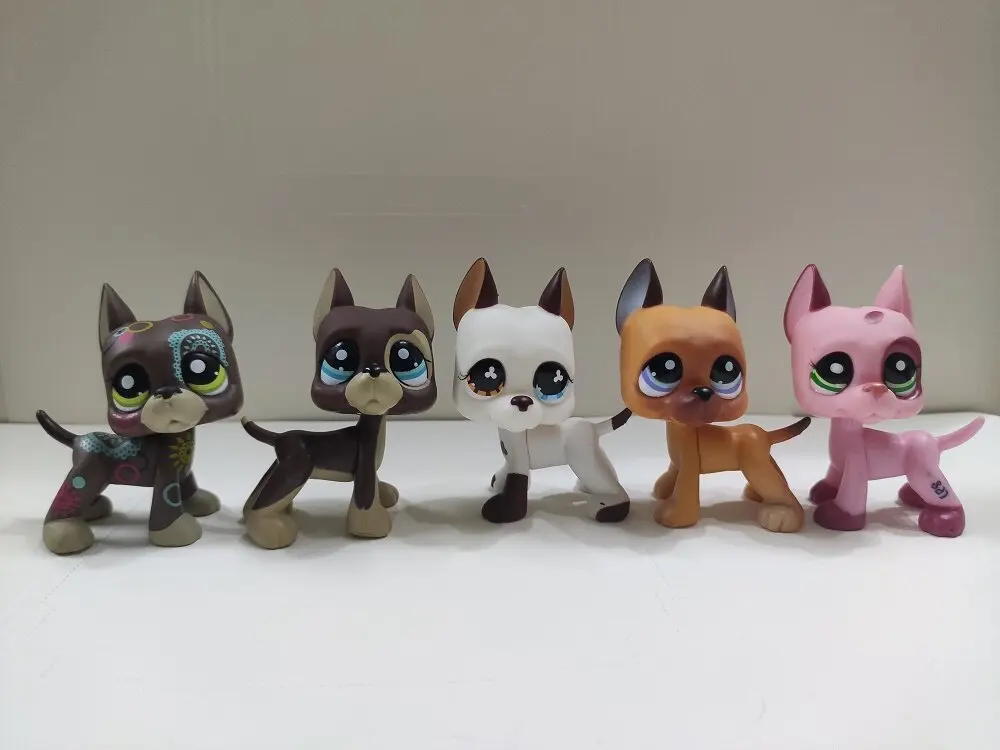 

5pcs/lot LPS Action Figure pet shop Dog Littlest Pet Shop kid toy #1439#817#577#244#2598