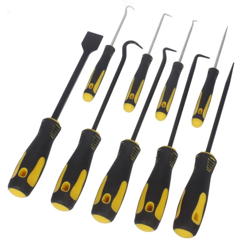 

9pcs/set Oil Seal Puller Scraper Hook And Pick Set Oil Seal Puller Oring Hook Seal Remover Tool Car Accessories Supplies