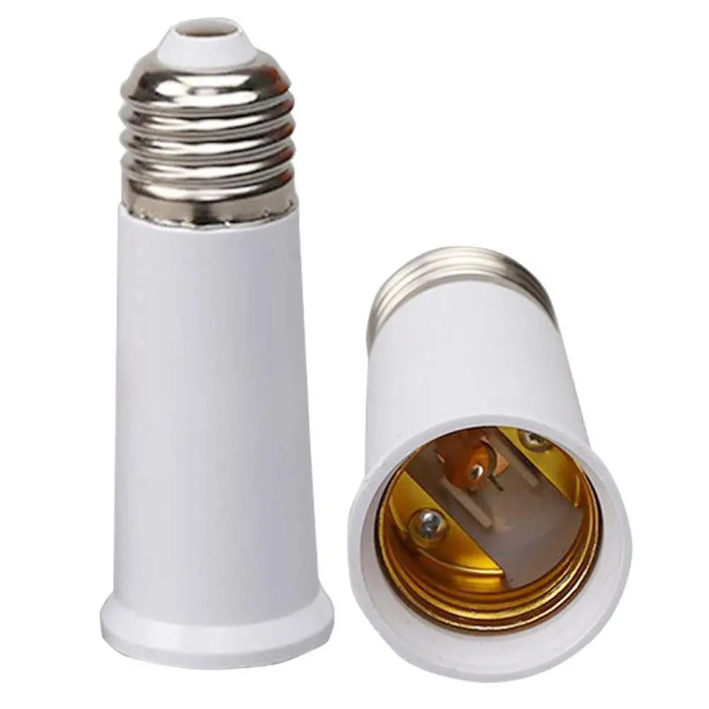 

E27 to E27 65mm Extend Socket Base Lamp Holder Converter Light Bulb Cap Conversion Adapter