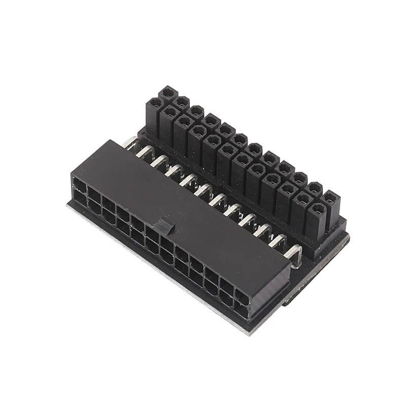 

ATX 24Pin Atx 90 Degree 24 Pin To 24pin Power Plug Adapter Mainboard Motherboard Power Connectors Modular Power Supply Cables