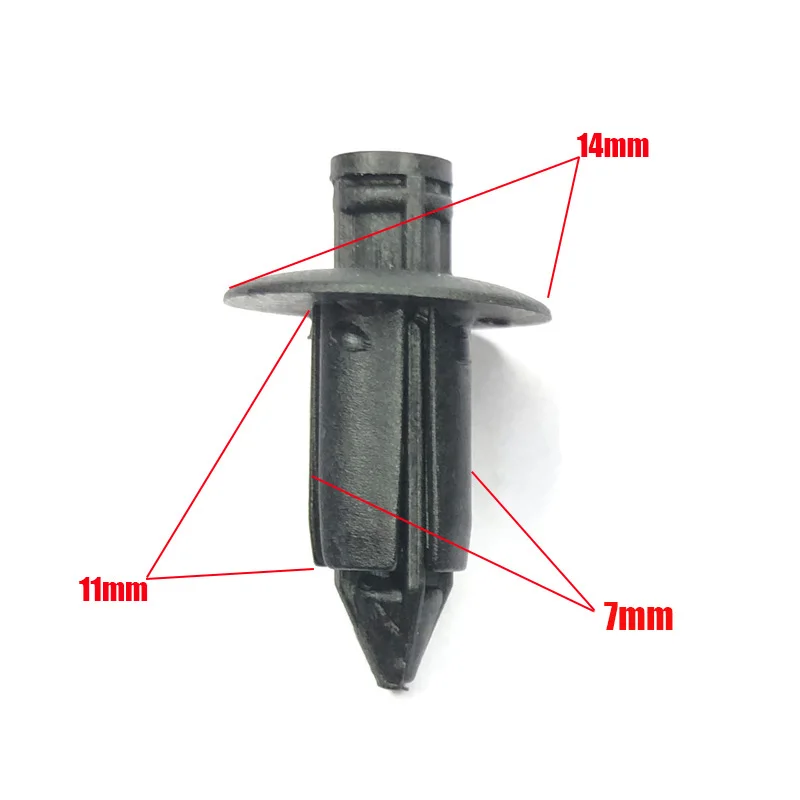 20/50Pcs Universal Car Fairing Rivet Setting Panel Fastener Clips 6mm 7mm 8mm Plastic Push Pin |