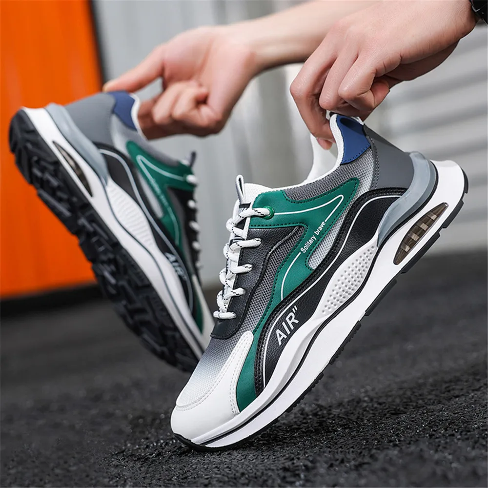 

Кроссовки мужские дышащие на шнуровке, светильник кие беговые туфли, мягкая подошва, дышащие, разные цвета