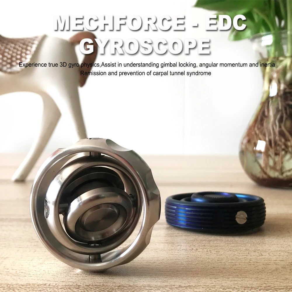 Mechforce Edc Металлический Гироскоп Спиннер Для Взрослых Антистрессовая Игрушка