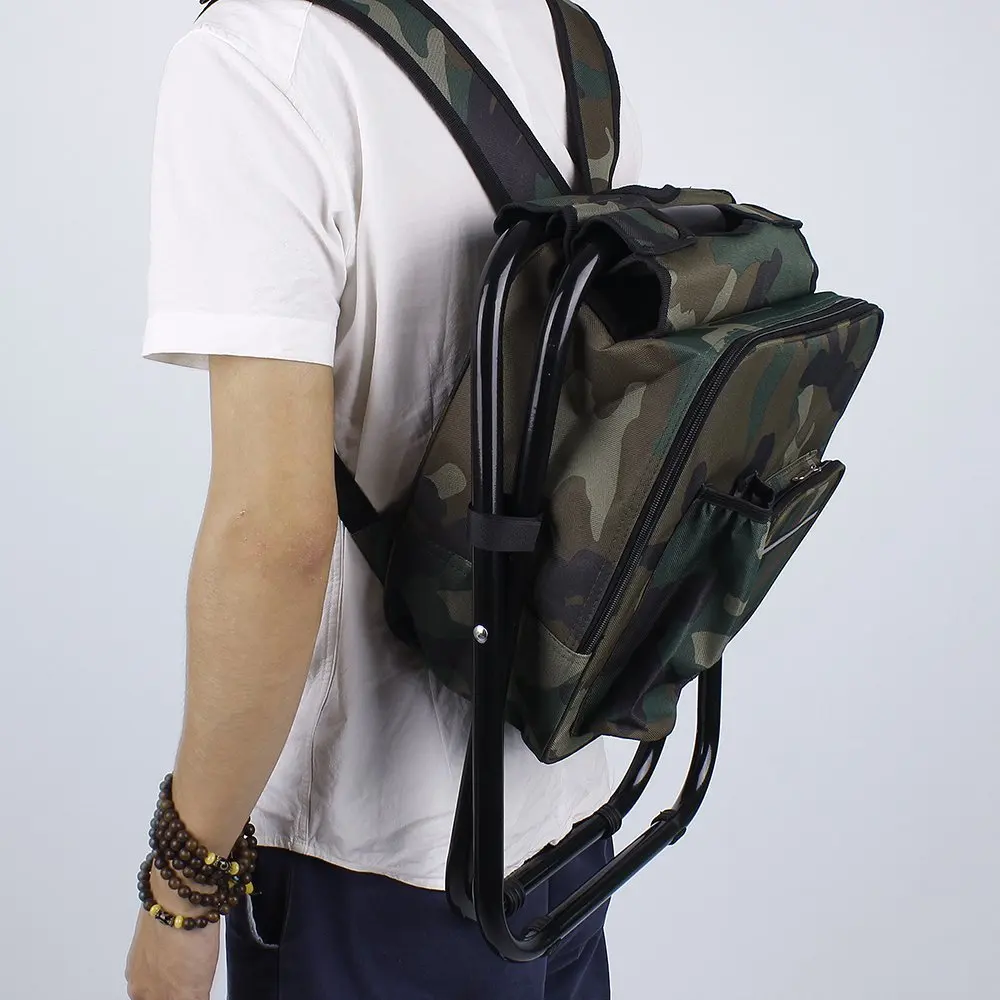 Уличный портативный рюкзак складной стул большая емкость универсальная сумка