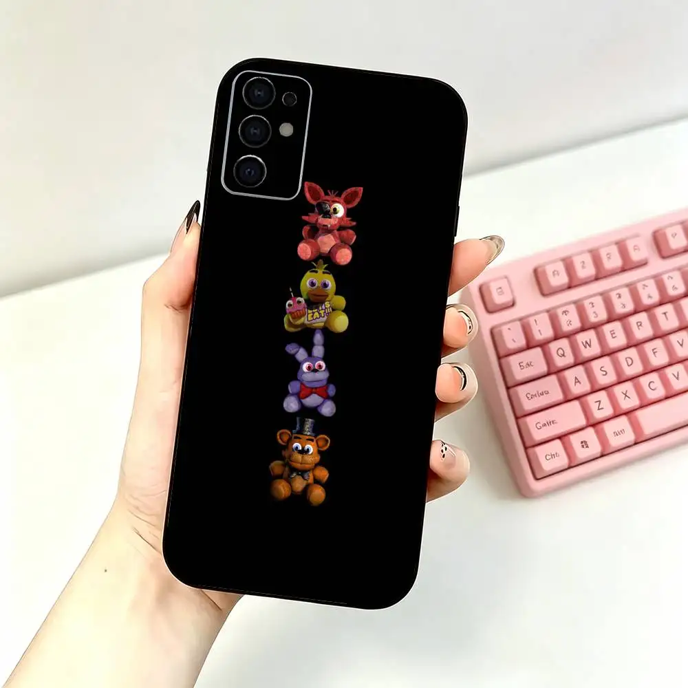 Фото Опасный мягкий черный чехол для телефона Five Nights at Freddy's для Samsung S26,25,24,21,22,21,20,10,9,8,7,6Ultra,Plus,Fe, Lite №5
