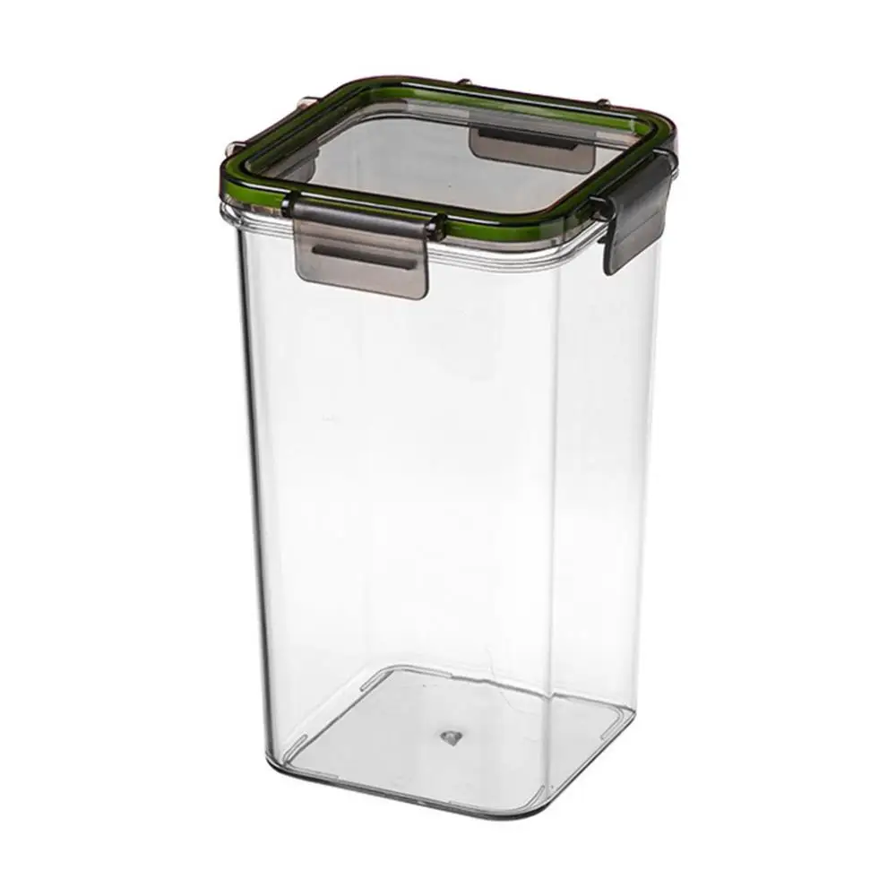 

Прозрачная герметичная коробка для хранения, контейнер для хранения, кухонная Штабелируемая зернистая банка для герметизации, прозрачный ...
