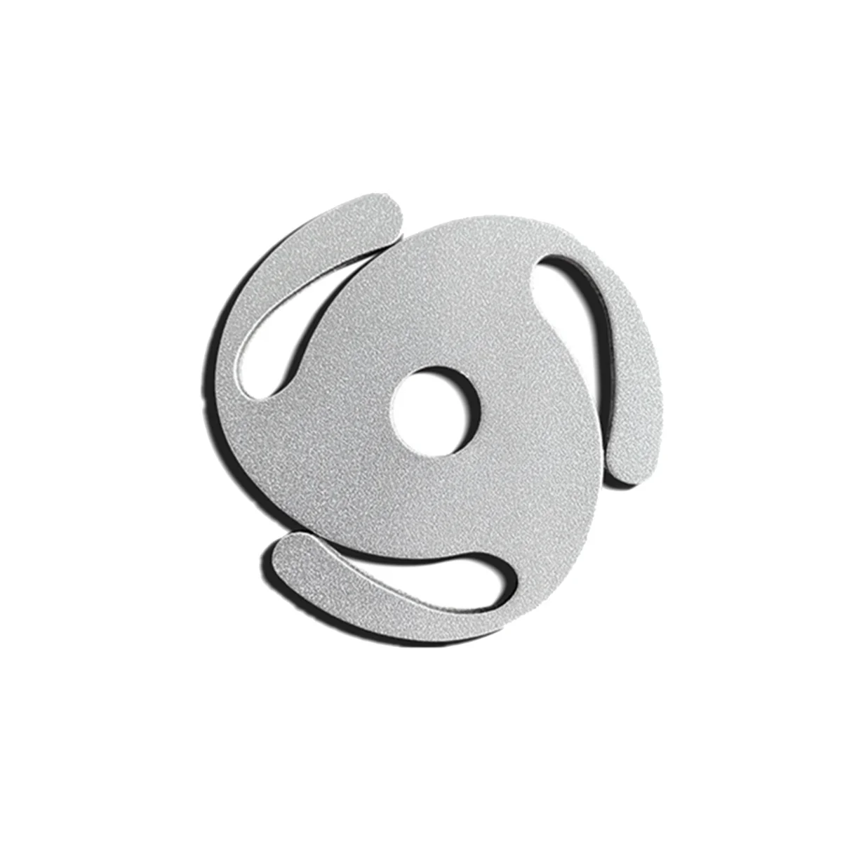 Adapter for LP Vinyl Record Player RPM Stabilizer Weight Clamp-Silver