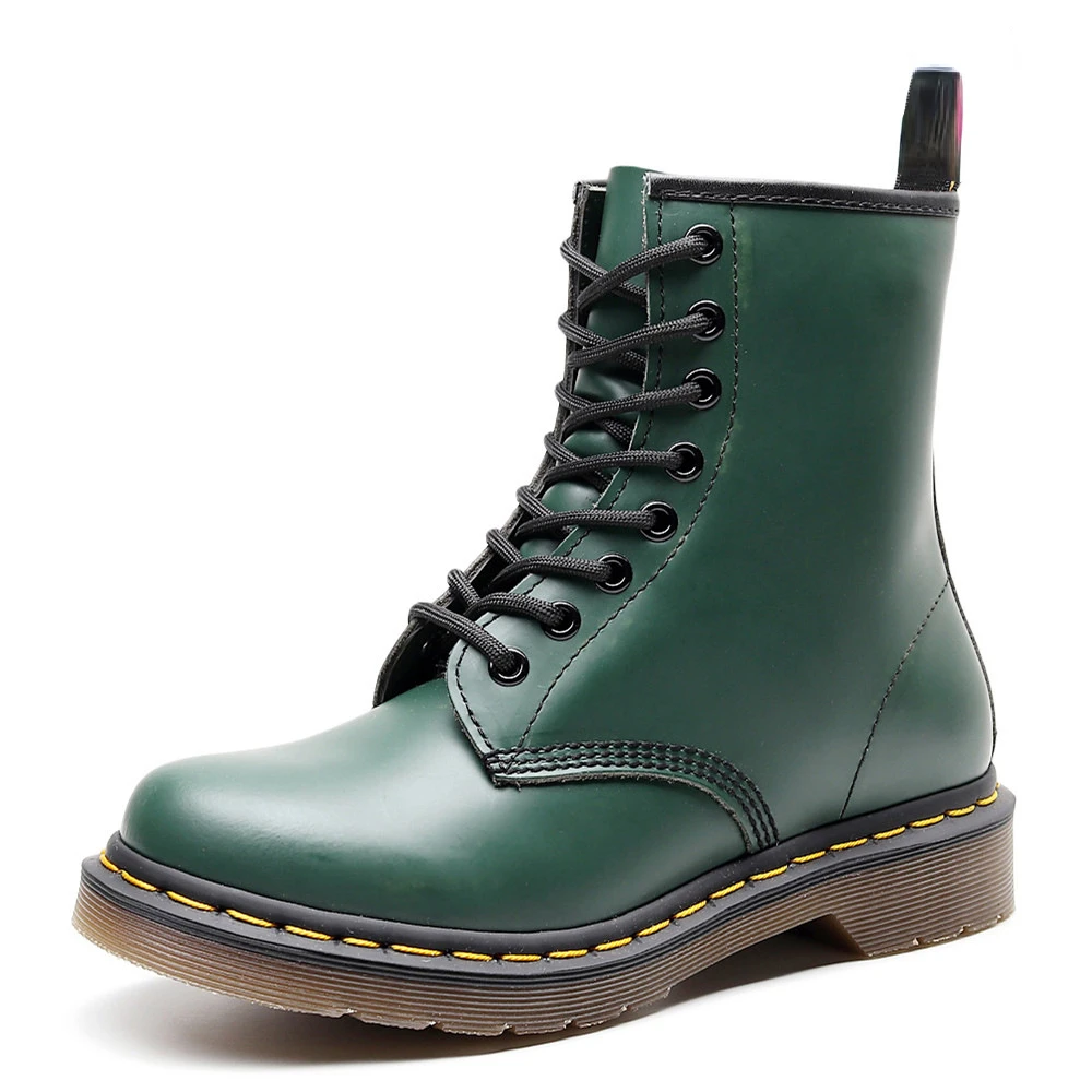 

2022 осенне-зимние ботинки Anker, женские кроссовки, Кожаные классические ботинки, мужские ботинки на платформе, на шнуровке, повседневные Ботин...