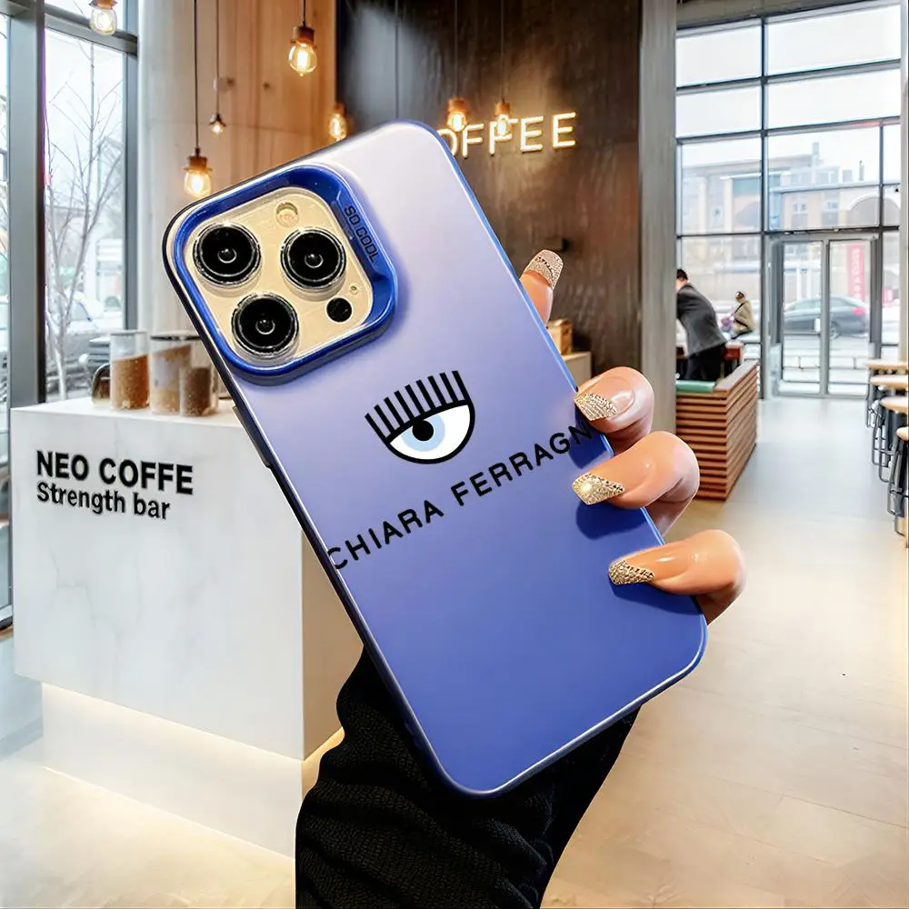 Фото Чехол для телефона Chi-ara Ferra-gnies Colle-ction с узором, серебристый корпус для iPhone 17, 16, 15, 14, 13, 12, 11 Pro Max Plus №5