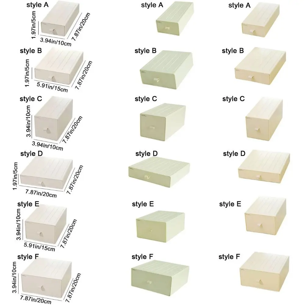 Красочный Штабелируемый Настольный Органайзер Пластиковый Контейнер Для