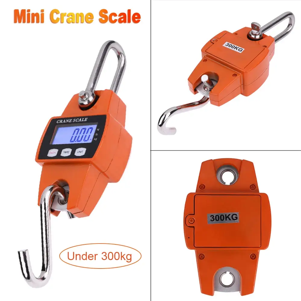 

Scale Hanging Scale Hanging Hook Weight Portable Weight Hanging Heavy 300kg Electronic Duty Scales Hook Digital Crane