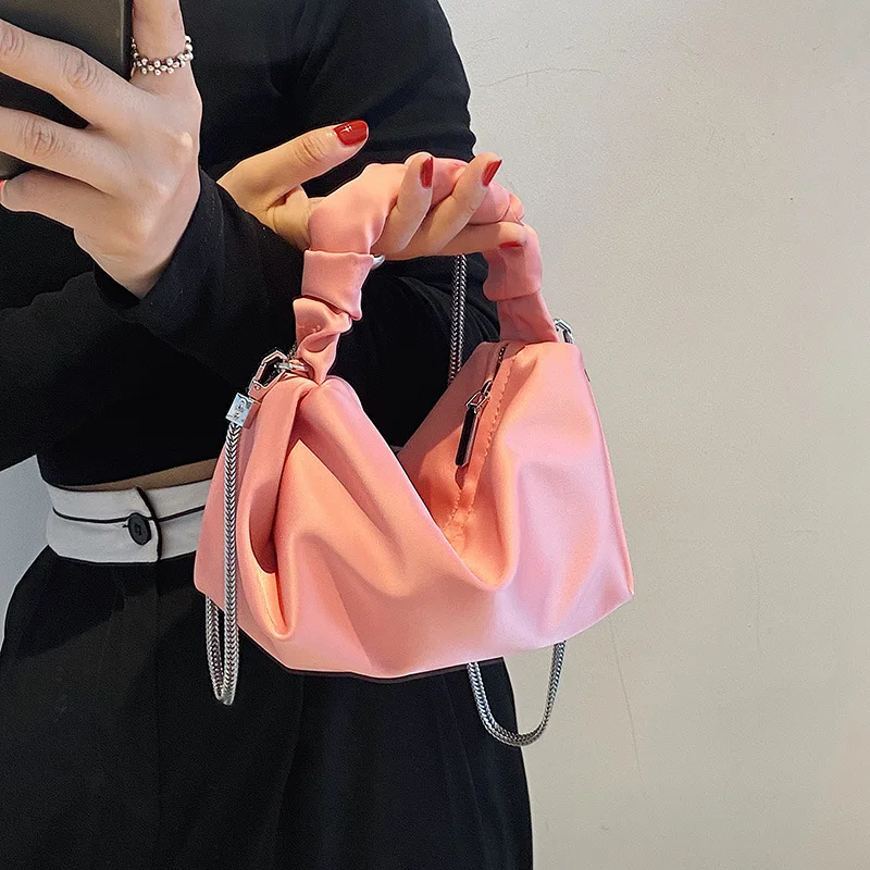 

Popular Texture Portable Women's Bag 2022 Summer New Simple Korean Version Underarm Bag High-end Shoulder Bag Fashion Pillow Bag