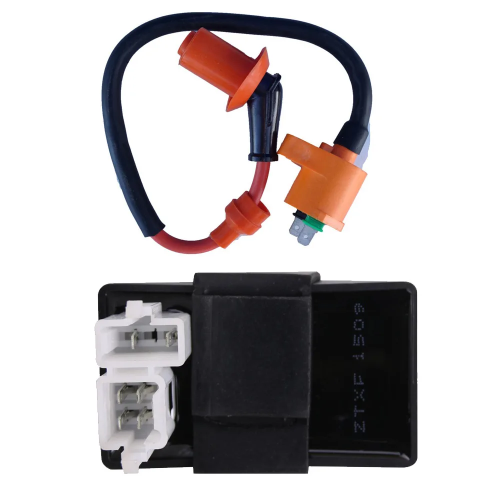 

6 pin GY6 CDI BOX Motorcycle Racing Ignition Coil For GY6 50CC 125CC 150CC Engines Moped Scooter ATV Quad Buggy Dirt Pit Bike Go