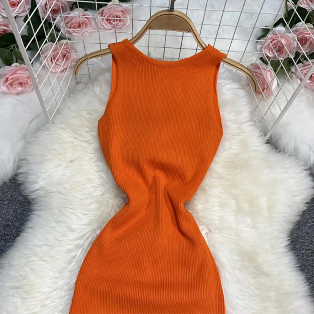 

One Size Trendy Pullover Women Maxi Dress Low-cut Party Maxi Dress Solid Color Female Clothes