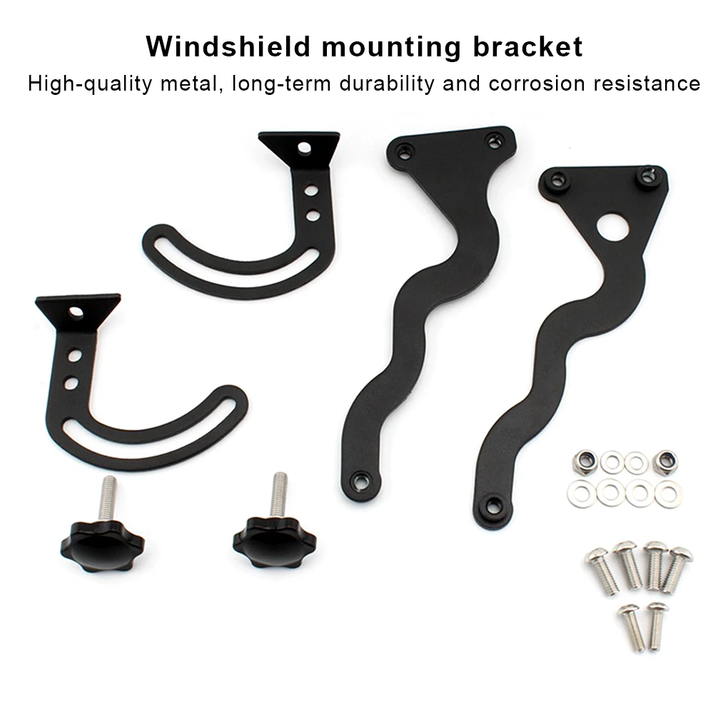 

1 комплект кронштейн для крепления на лобовое стекло черный металлический многофункциональный крепежный держатель для фиксации набор для ...