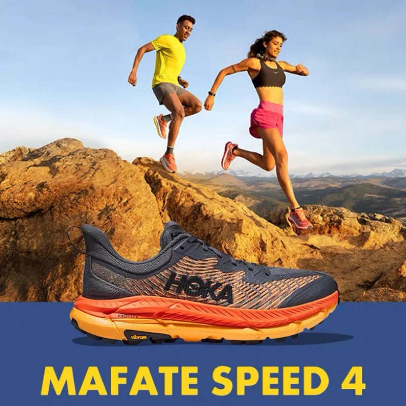 

Легкие амортизирующие кроссовки HOKA Fast 4Mafate Speed4 для бега на открытом воздухе, прочные и Нескользящие кроссовки для бега