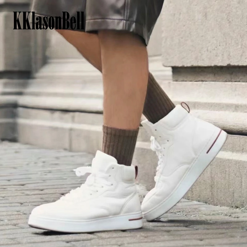 11 18 KKlasonBell мужские высокие кроссовки удобная резиновая подошва на шнуровке
