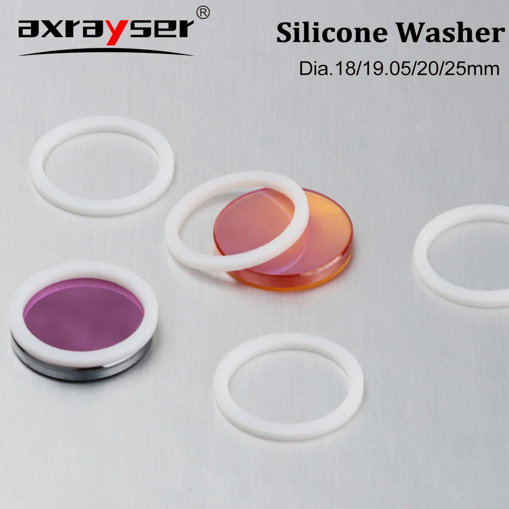 

5 шт. силиконовые прокладки CO2, силиконовая шайба для линз с лазерной фокусировкой 18, 19,05 20, 25 мм для линз с лазерной фокусировкой CO2