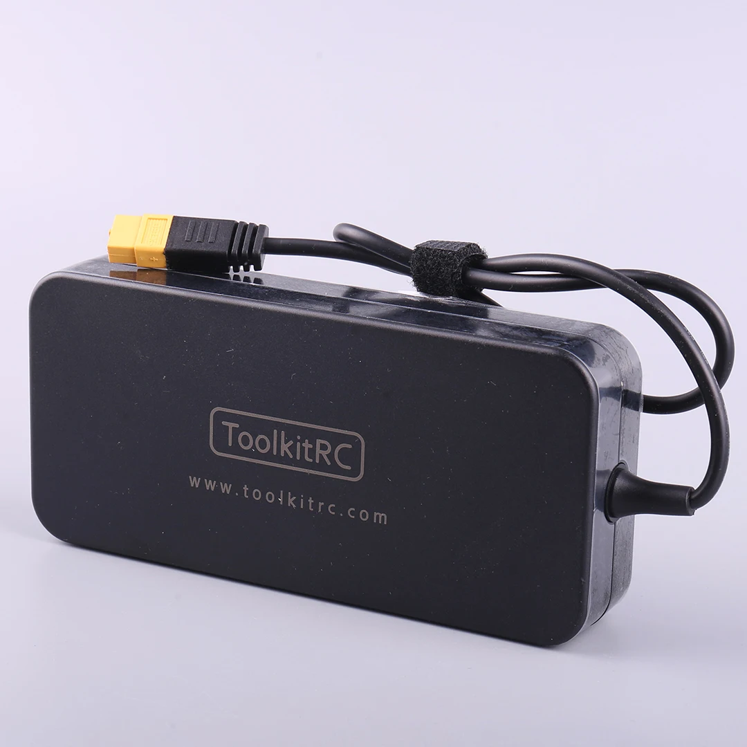 Сетевой адаптер ToolkitRC ADP200 200 Вт с разъемом XT60, 19.5В 10.3А, блок питания для зарядных устройств LiPo, балансировочных устройств, RC FPV моделей (art.: 3920da97e4d50) - 3920da97e4d50