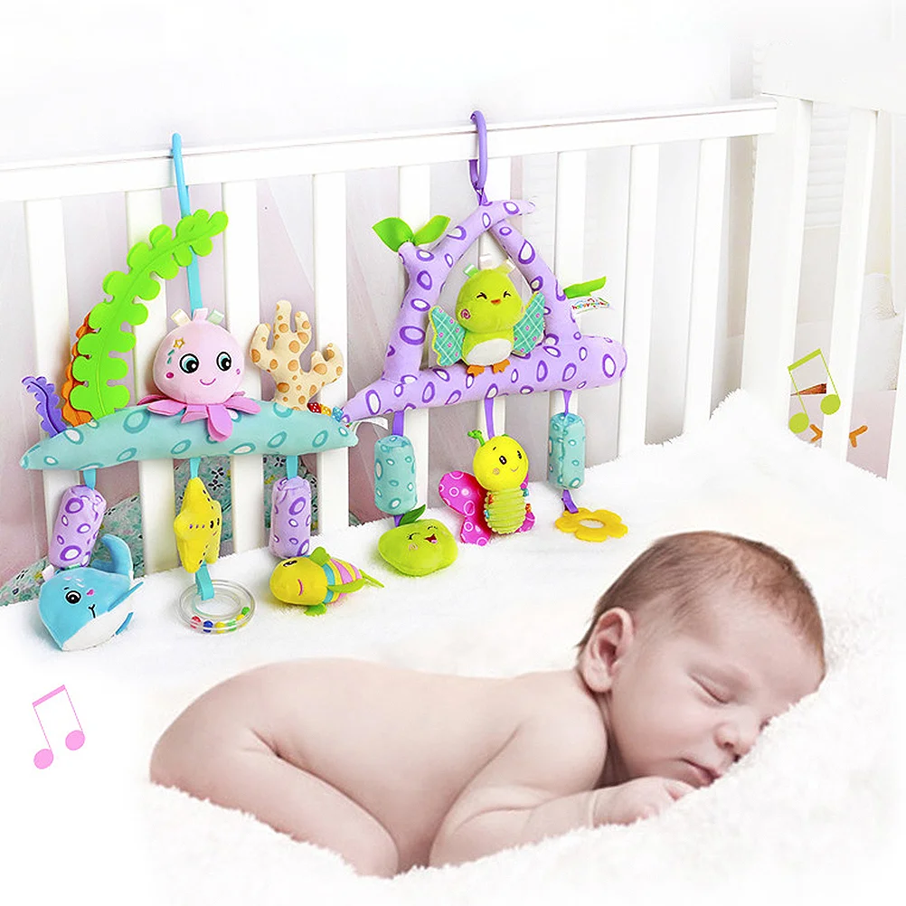 

Sky Series Animal Baby Rattle Infant Crib Hanging Plush Wind Chimes