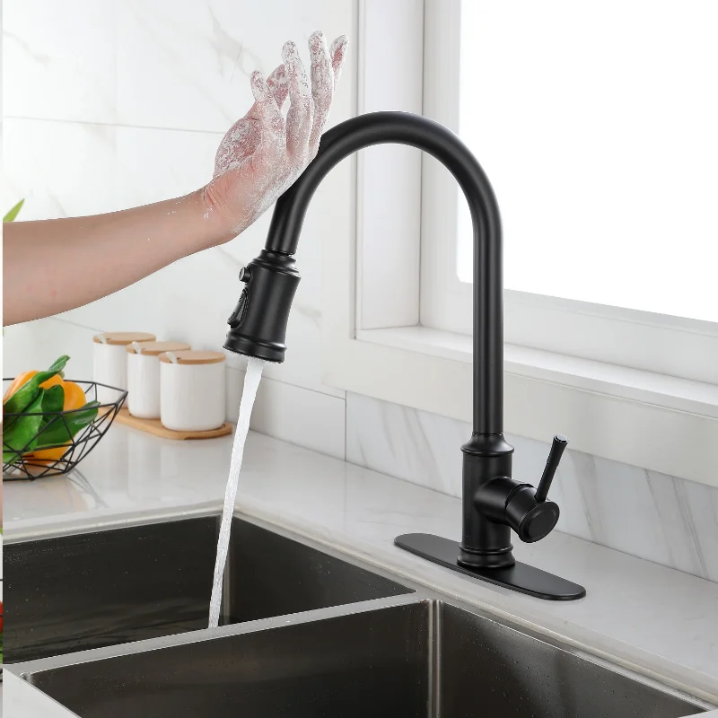

Kitchen Faucet Touch Kitchen Faucet with Pull-down Spray Can Rotate and Has Excellent Corrosion Resistance and Rust Resistance